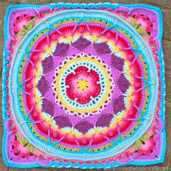 Sophie's Mandala based on Chris Simon's Lace Petals Square