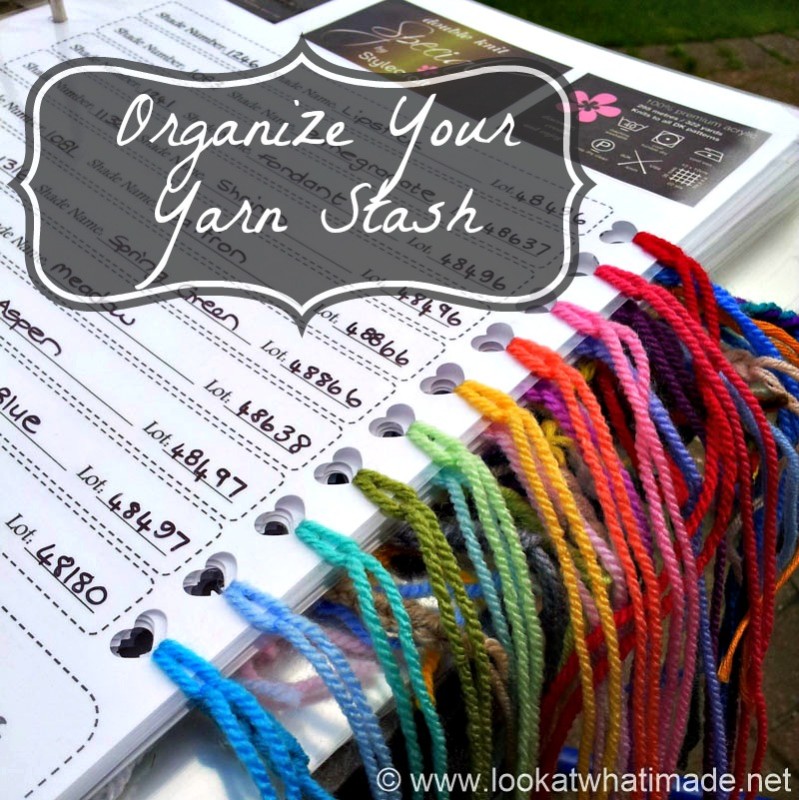 Organize Your Yarn Stash Yarn Ball Bands