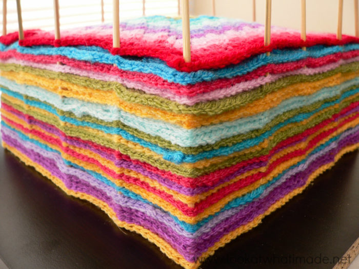 DIY Blocking Station for Crochet Squares