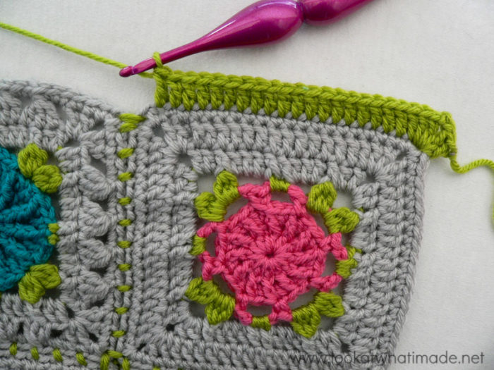 Joining Crochet Squares into Foursquares Photo Tutorial
