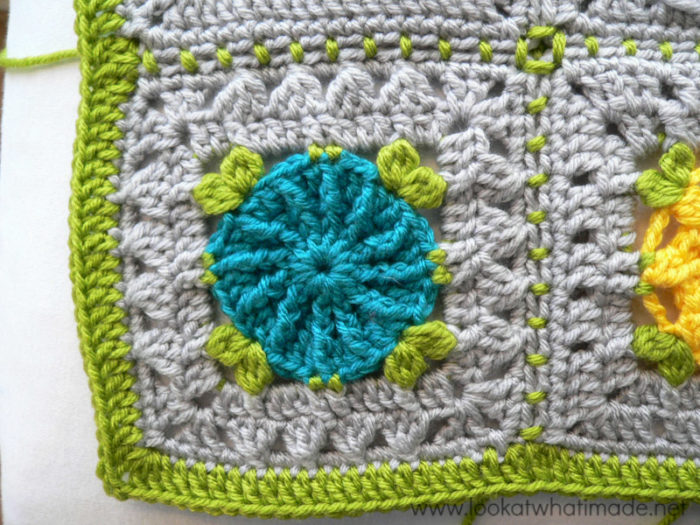 Joining Crochet Squares into Foursquares Photo Tutorial