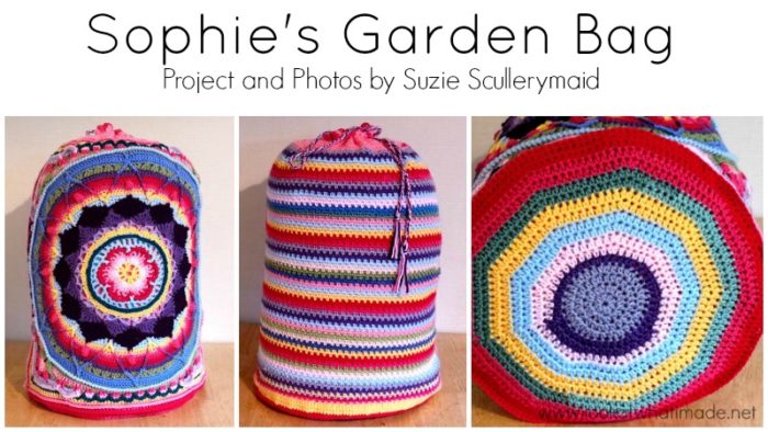 Sophie's Garden Deramores Bloggers Competition Large Crochet Square