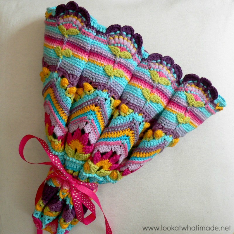 Crochet Bouquet Crochet Flowers Scheepjeswol Cotton 8