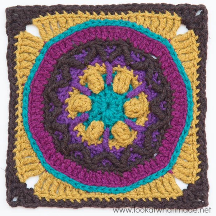 Circles of the Sun CAL Crochet Squares