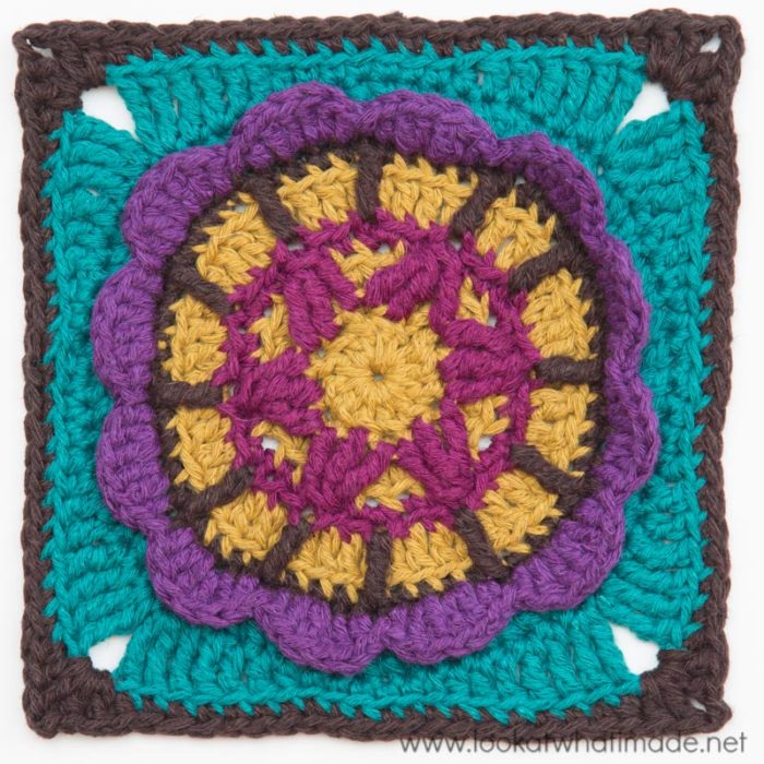Circles of the Sun CAL Crochet Squares