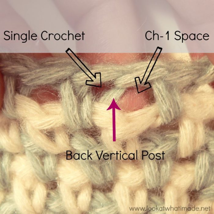 Identifying the Ch-1 Space Before a Single Crochet