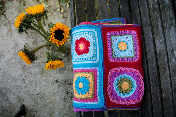 Colourful Crochet Blanket