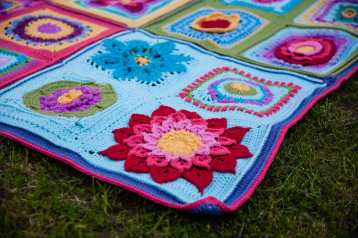 Textured Crochet Blanket