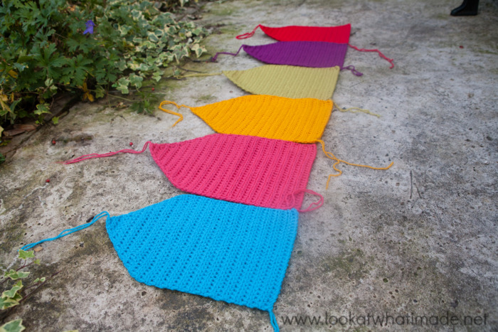 crochet beach huts