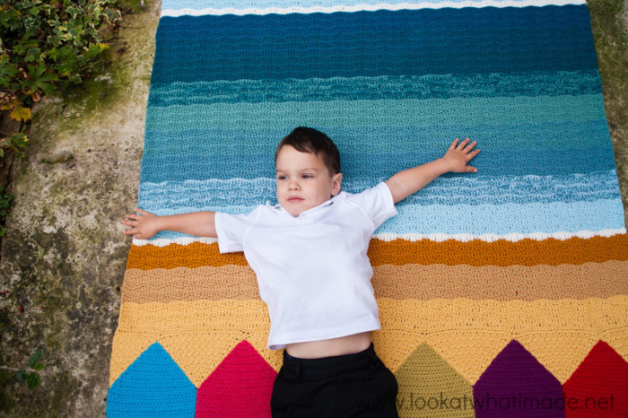 Summer in Swanage Crochet Blanket (2)