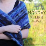 Monday Blues Free Crochet Shawl Pattern by Lookatwhatimade