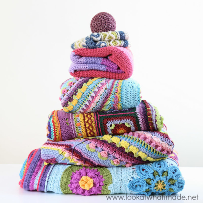 Crochet Christmas Tree Made From Crochet Blankets