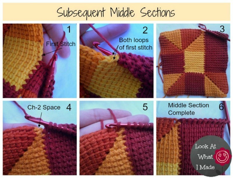 Tunisian Crochet Ten Stitch Blanket Free Pattern