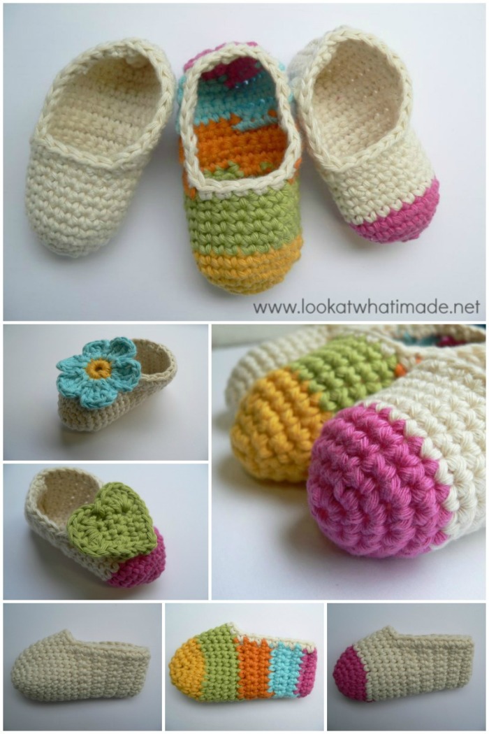 Free Customizable Crochet Baby Booties Pattern