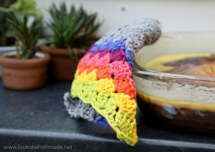Crochet Shell Stitch Dishcloth