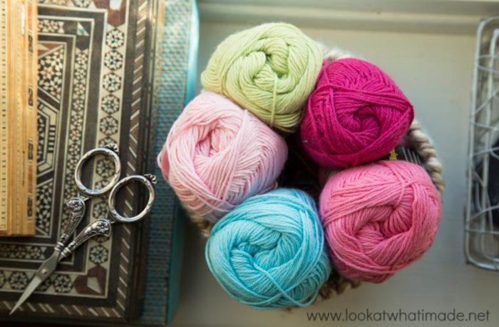 Lydia Crochet Baby Blanket Cotton 8 Yarn