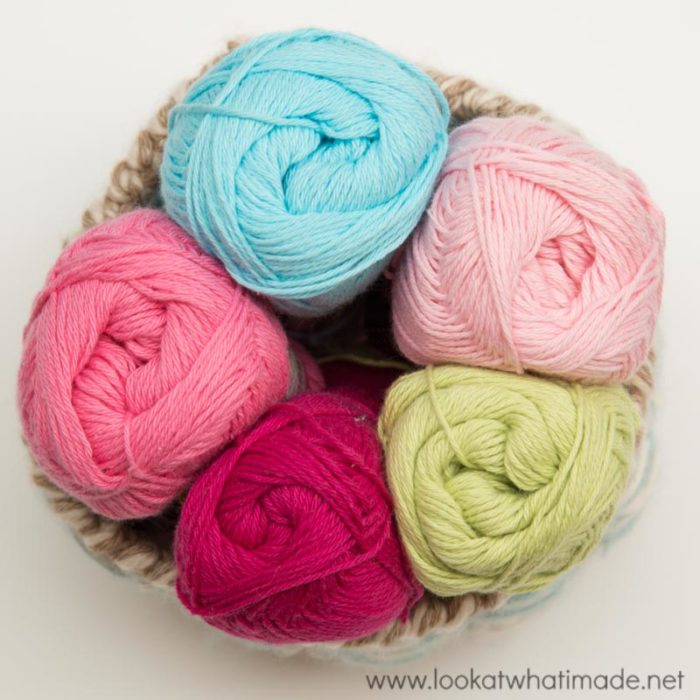 Lydia Crochet Baby Blanket Cotton 8 Yarn
