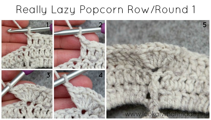 How to Crochet Really Lazy Popcorn Stitch