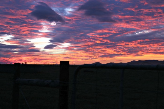 Sunset in Humansdorp