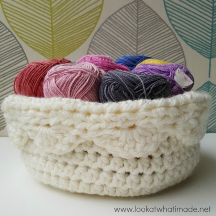 A Touch of Scallop – Crochet Basket Pattern