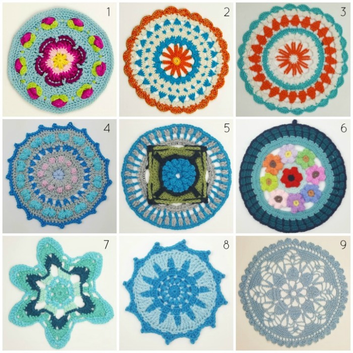 Crochet Mandala Wall