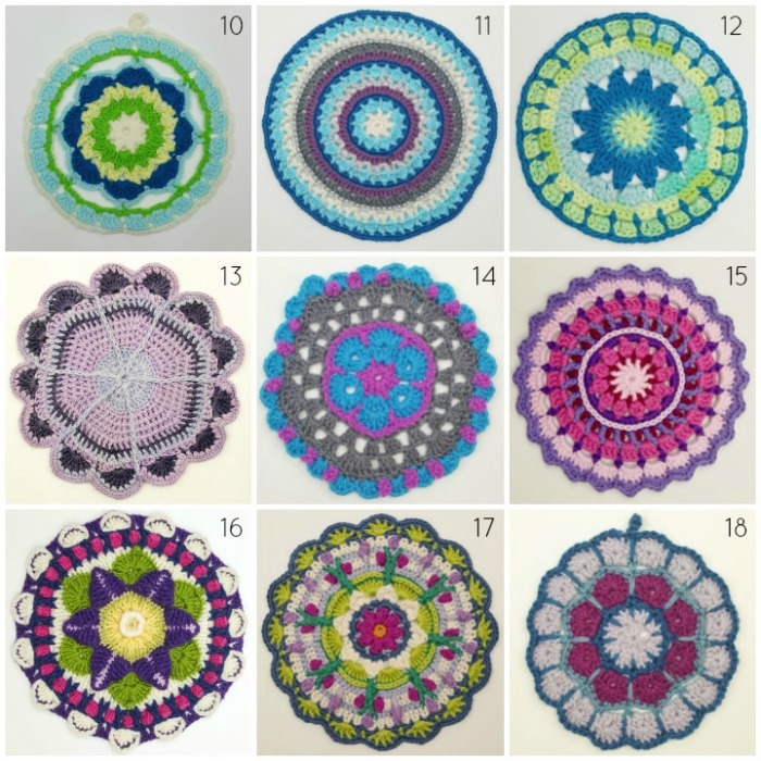 Crochet Mandala Wall