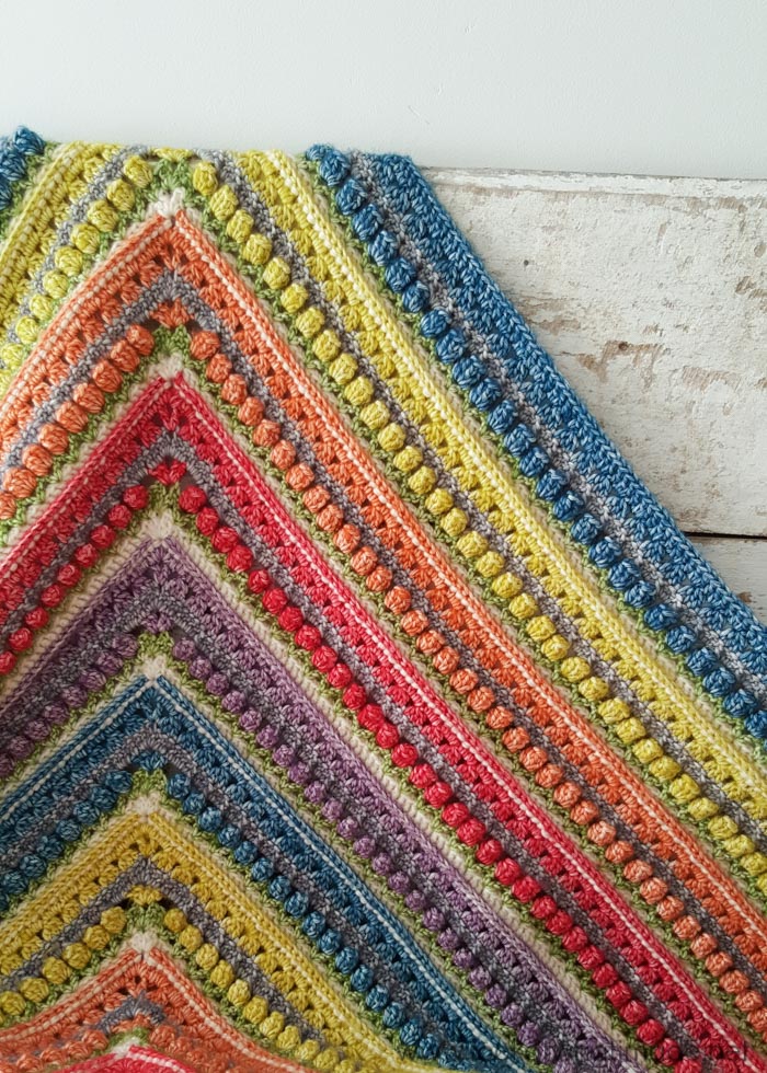 Is this working, or does the multicolor yarn detract from the pattern too  much?? : r/crochet