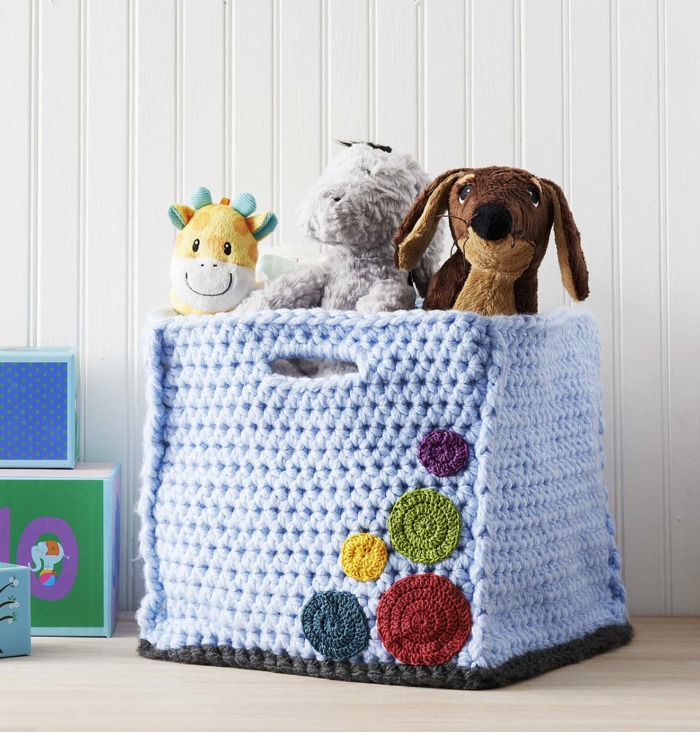 Crochet Drops Storage Basket Dedri Uys