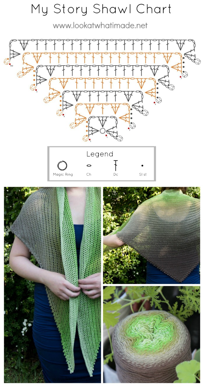 My Story Shawl Crochet Shawl Pattern