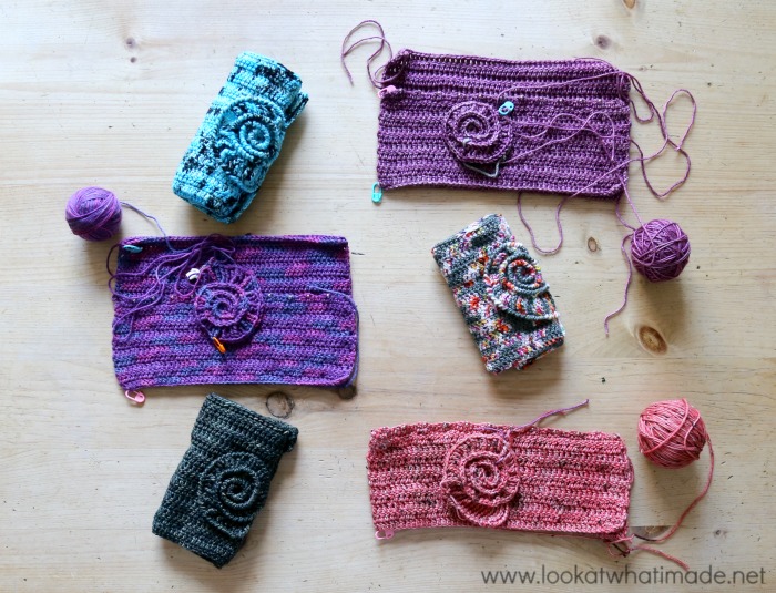 Crochet Hook Case Knitting Crochet Supplie Crochet Hooks Pink