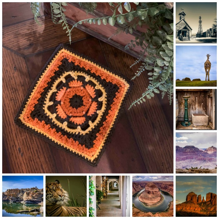 Maricopa Sun Crochet Square