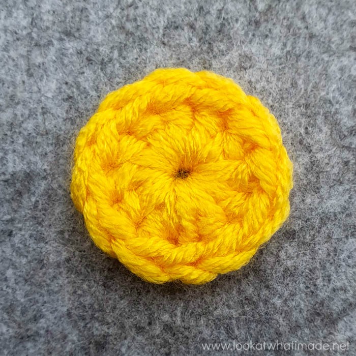 bright crochet square