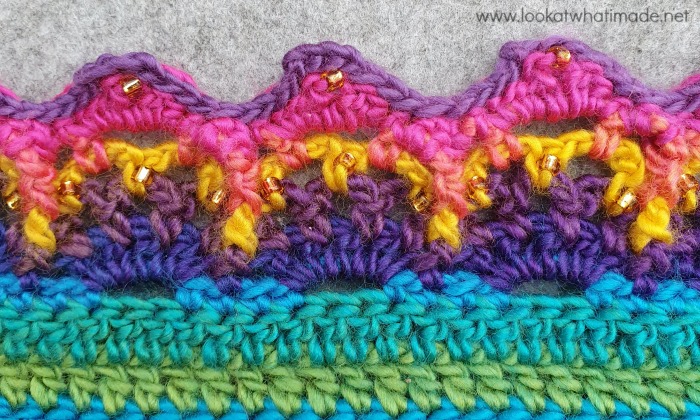 crochet shawl edging