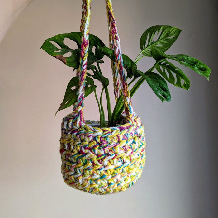 Crochet Hanging Baskets for Plants