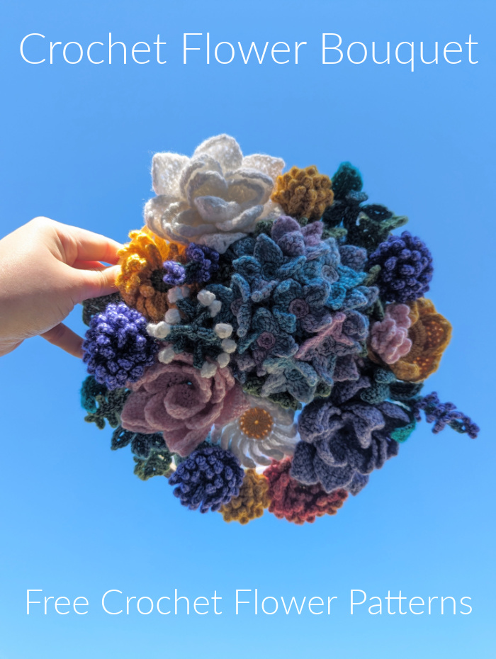 Lucy Wall Bouquet crochet flower wall decoration