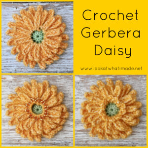 textured crochet gerbera pattern free video tutorial charts