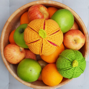 easy crochet puzzle balls fruit pattern free tutorial